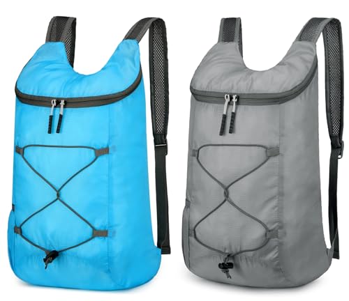 Mochila deportiva ligera plegable 16L para senderismo miniatura 1