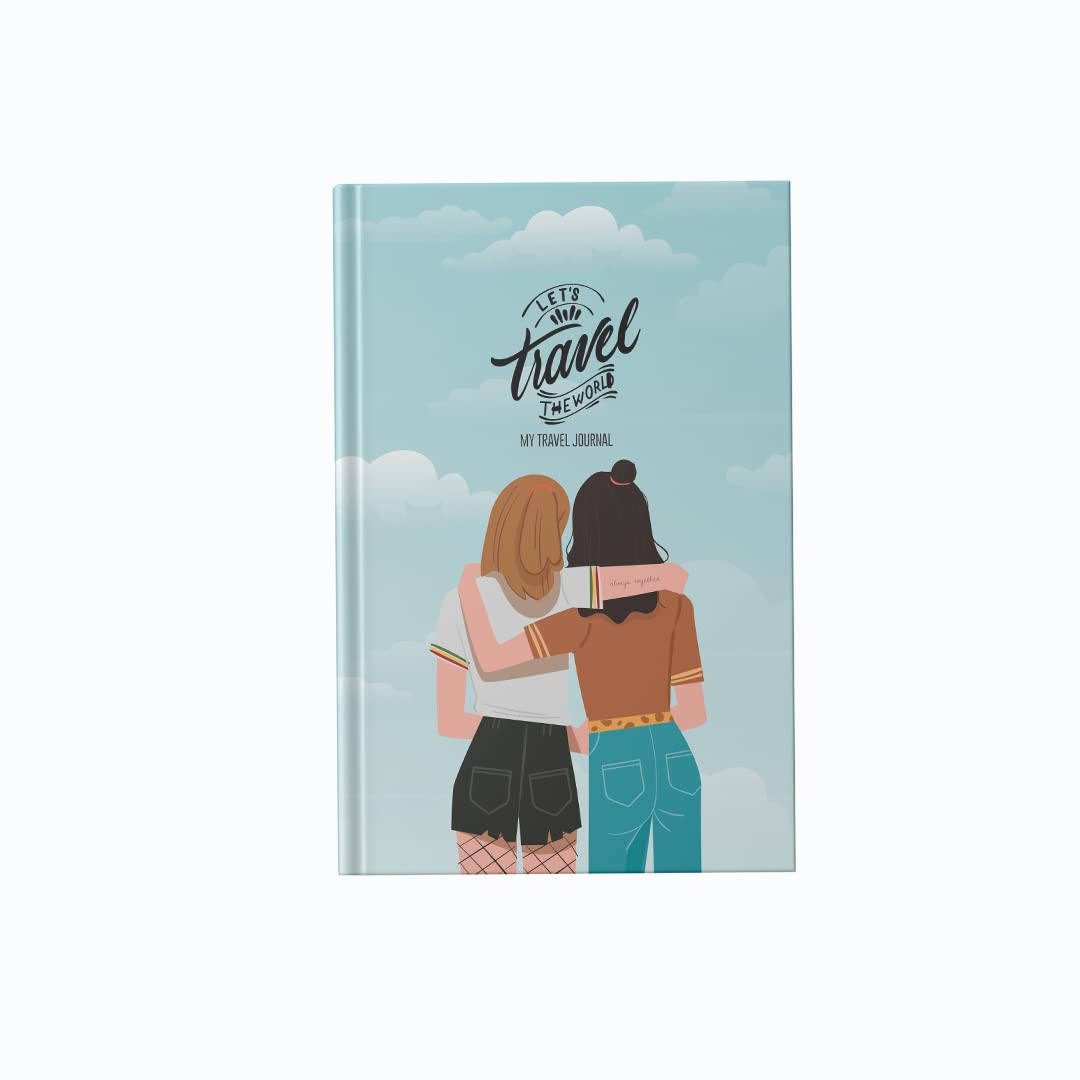 The June shop Let's Travel The World - Travel Journal for Short Journey (15 Days)|Traveller's Notebook Organiser & Journal [Stationery]