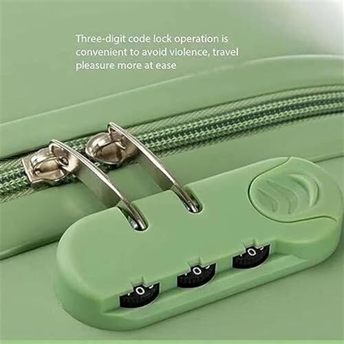 Luggage Travel Gear 18inch Suitcases With 4 Wheels ABS Luggage Bag For Travel Suitcase Carry On Luggage(C)2