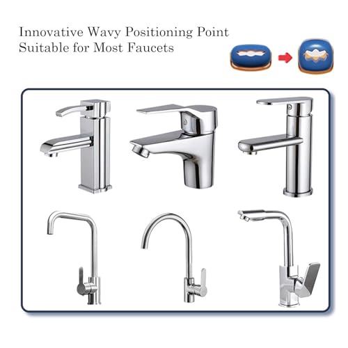 Image of Faucet Handle Extender Set, Faucet Extender for Kids Child Sink Extender Kids Hand Wash Helper Faucet Extender for Bathroom Sink-Blue Yellow