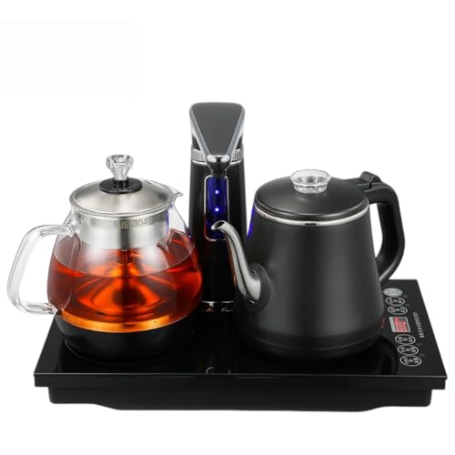 �yTVTKE�z�d�C�P�g�� ���x���ߋ@�\�t�� �ۉ��|�b�g ��e��1.2L �󕰂��h�~ 110V 1350w �u���b�N �h���b�v�P�g�� �d�C�|�b�g �e�B�[�|�b�g ���� �I�t�B�X �� (37x23 CM,C)