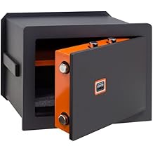 ARREGUI Plus C 181340 Built-in Safe with Key Lock Certified | Wall Safe with Extendable Bottom | 27 x 28.5 x 20/30 cm | 11 to 19 L