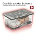 Rotho Ranger Aufbewahrungsbox 13l mit Deckel, Kunststoff (PP) BPA-frei, anthrazit, A4/13l (39.0 x 27.0 x 17.5 cm)