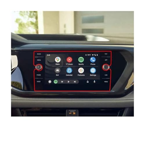 Verre trempé haut de gamme T-Cross protection écran GPS 10.1 pouces