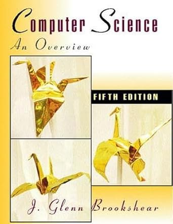 Computer Science: An Overview: Brookshear, J. Glenn: 9780805346329 ...