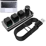 マクロキーボード,プログラミングノブキーパッド | コンピュータアクセサリー、プログラマブル静音キーボード、旅行・ゲーム・勉強・ビジネス・仕事用