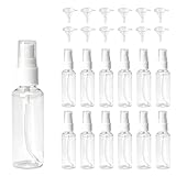 CxutSa 12 Piezas Bote Spray Plástico Transparente 50ML Atomizador de Viaje...