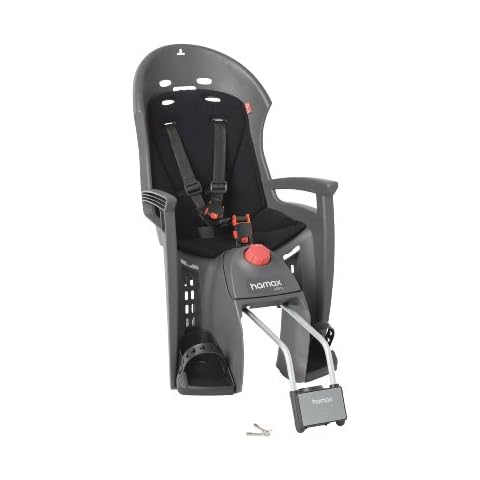 HAMAX Unisex Youth Siesta Rear Frame Mount Bike Childseats, Grey/Black, One Size UK Cover