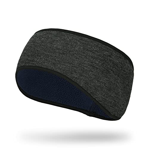 ADELGO Forro polar para las orejas, para hombre, mujer, correr, yoga, esquí, Riding Ear Band Covers for Cold Weather, gris, Talla única Cover