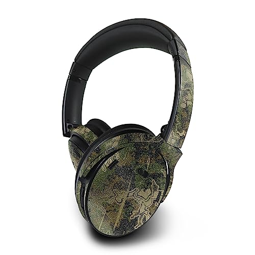 Image of MightySkins Glossy Glitter Skin Compatible with Bose QuietComfort 45 Headphones Viper Woodland | Protective, Durable High-Gloss Glitter Finish | Easy to Apply | Made in The USA