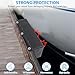 BALAVA Dock Bumpers 4 Pack Total 64 Inch,Boat Dock Bumper,Dock Bumper Guards Dock Bumper,Dock Bumpers Marine,Dock Post Bumpers Boat Bumpers for Docking Piling,Screws Included,Black