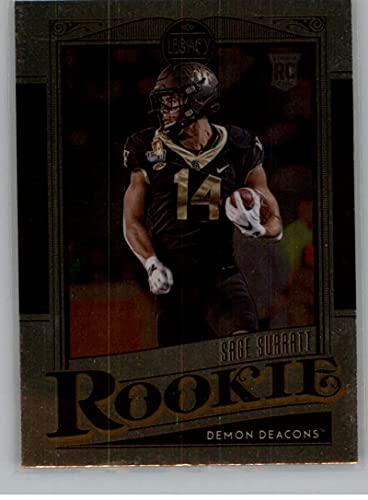 2021 Panini Legacy Premium Edition #156 Sage Surratt RC Rookie Card Wake Forest Demon Deacons Official NFL Football Trading Card in Raw (NM or Better) Condition