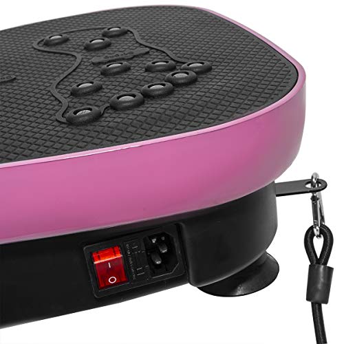 XtremepowerUS-Fitness-Vibration-Platform-Whole-Body-Vibration-Machine-Crazy-Fit-Plate-with-Remote-Control-2-Resistance-Bands