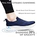 Imagen de Dhinash Zapatillas Casual para Hombre Sin Cordones Calzado Deportivo Calzados para Correr en Asfalto Zapatos de Tenis Zapatillas Deportivas Zapatos de Running Azul Blanco Talla 46