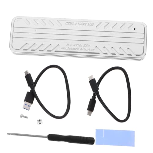 POPETPOP .2 Ssd エンクロージャ Usb c Pcie 外部ボックス 10gbps .2 外部エンクロージャ .2 Nvme エンクロージャ Ssdエンクロージャ ゴム