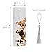 WIRESTER Set of 5 Paper Bookmarks with Tassel for Students, Reader, Teachers, Book Lovers - Cute Dog Breeds (Bulldog, Puppy Dog, Chihuahua, German Shepherd, Siberian Husky, Retriever, Basset Hound)