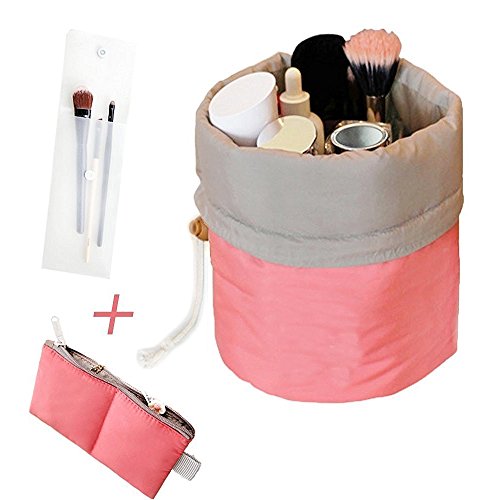 GOSO Cosmetic/Makeup Travel Bag Organize Products in Stylish Barrel Shape Bag