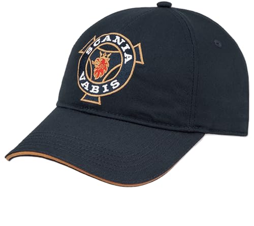 Official Scania Navy Heritage Vabis Griffin Logo Classic Trucker Baseball Cap Hat Men's Mens Unisex Gift