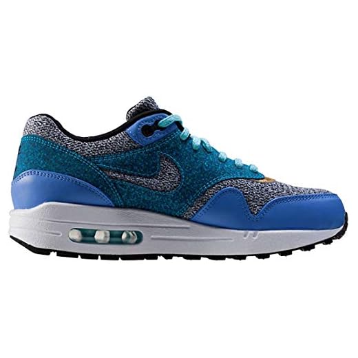 Nike dam WMNS Air Max 1 se sneakers Mehrfarbig (Black/Black Polar White) 38 EU