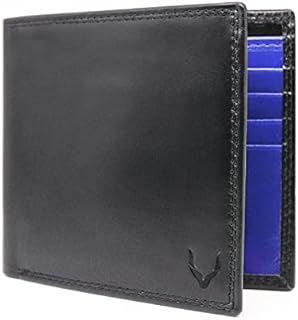 PELLE TORO Minimalist Slim Mens Wallet, Handmade Real Leather Card Wallet with RFID Blocking, 10 Card Holder Slots & Note Section, Black