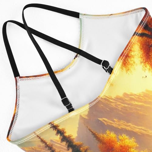 Fall Deer River Bathing Suits for Girls Swimsuit Swimwear Summer Beach One Piece Swimsuits4