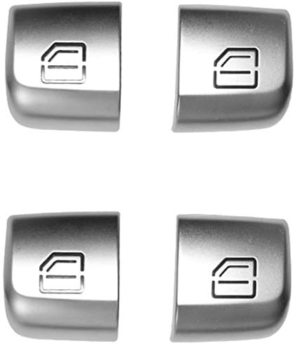 Tbkoly Auto Master Window Control Switch Button Caps for Mercedes C-Class W205 Chassis GLC Full Series W253 2015