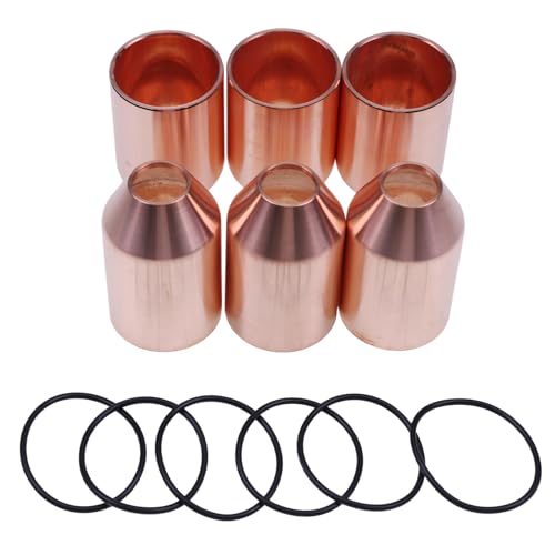 BLUESUNSOLAR 6 PCS Injector Sleeve 3011934 Replacement for Cummins Engine N14 N10 NT855 NH855 L10