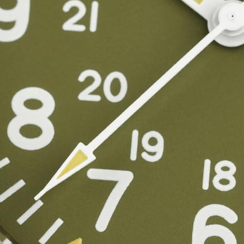 Image of Militado ML05 38mm VH31 Quartz Watch - Domed Sapphire Crystal Field Watch C3 Super Luminous Retro Sweep Wrist Watch for Men 100M Waterproof