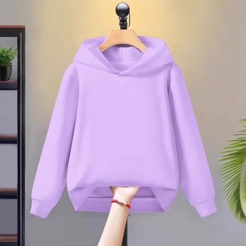 Boys Girls Plain Basic Hooded Coat Zip Up Long Sleeve Soft Warm Winter Fall Pullover Jacket Trendy Preppy Sweatshirt3