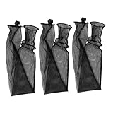 MOTHNUR 3 Piezas Pesca Plegable de Nylon con Asa para Cangrejos Camarones y Ligera y Resistente para Transporte y Captura Fácil