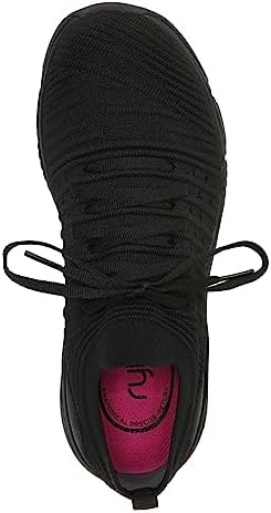 Ryka Womens Romia Walking Shoe Sneaker, Solid Black, 9 US | Image 5