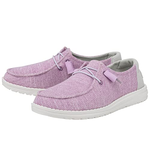 Image of HEYDUDE Women's Wendy Stretch Canvas Slip On Shoes | Easy On Loafer