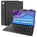 Tastiera con Custodia per Lenovo Tab M10 HD (2nd Gen) 10.1 TB-X306X/X306F 2020 Protettiva Cover con Rimovibile Senza fili Bluetooth Layout Italiano, Nero