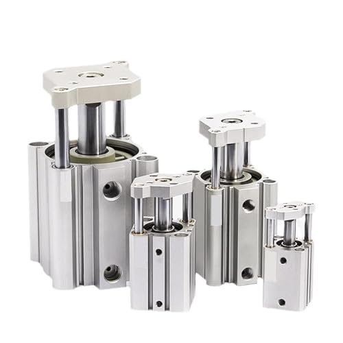 Vérin pneumatique compact double effet CDQMB40 course 10mm avec tige guidage