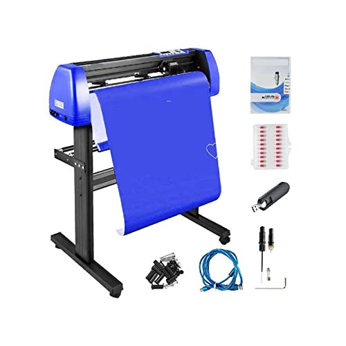 Plotter de vinilo de 28 pulgadas, máquina cortadora de letreros, Software Signmaster, Compatible con Windows, 20 cuchillas, LCD negro for manualidades