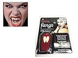 Vampire Fangs (set of 2 tooth caps) - with new improved putty! (accesorio de disfraz)