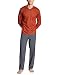 Produktbild Calida Herren Relax Imprint 3 Pyjamaset, Rooibos Red, L