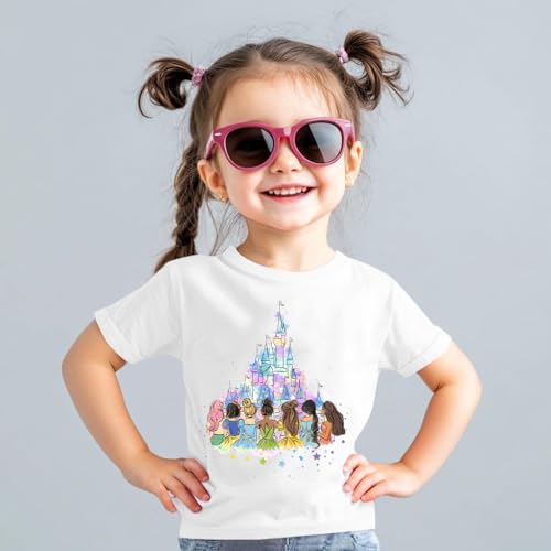 Image of Magical Shirt for Girl: Magic Kingdom Prinecess Tshirt Princess Shirts Youth Girls Cute Family Vacation Trip Tee