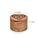 BHAVATU Spice Rack Acacia Wood Salt and Spice Box, Magnetic Swivel Lid For Easy Storage or Retrieval, Salt Pepper or Spice Storage Box (3.5