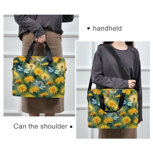 Maletín para portátil 15.6 pulg con estampado floral miniatura 2