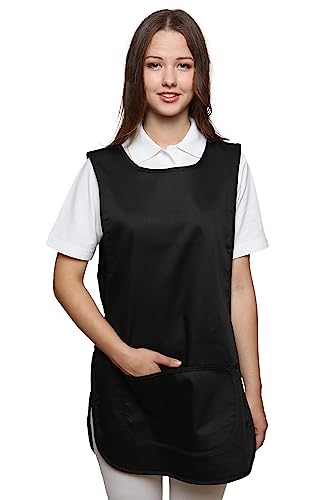 Mirabella Health & Beauty Chasuble de Travail Tablier Hygea Unisexe Noir L