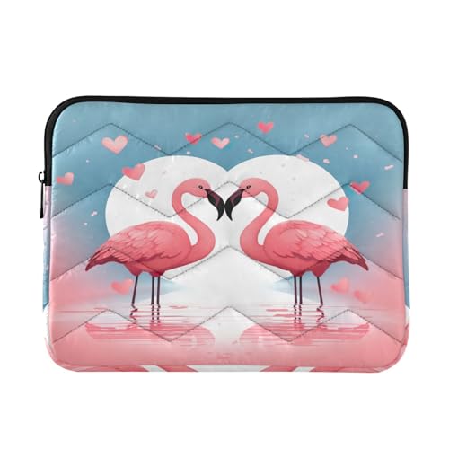 Funda para portátil 13-14 pulgadas flamencos rosa impermeable