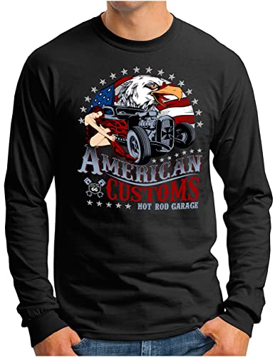 T-shirt Hot Rod noir homme parfait pour les rassos de voitures