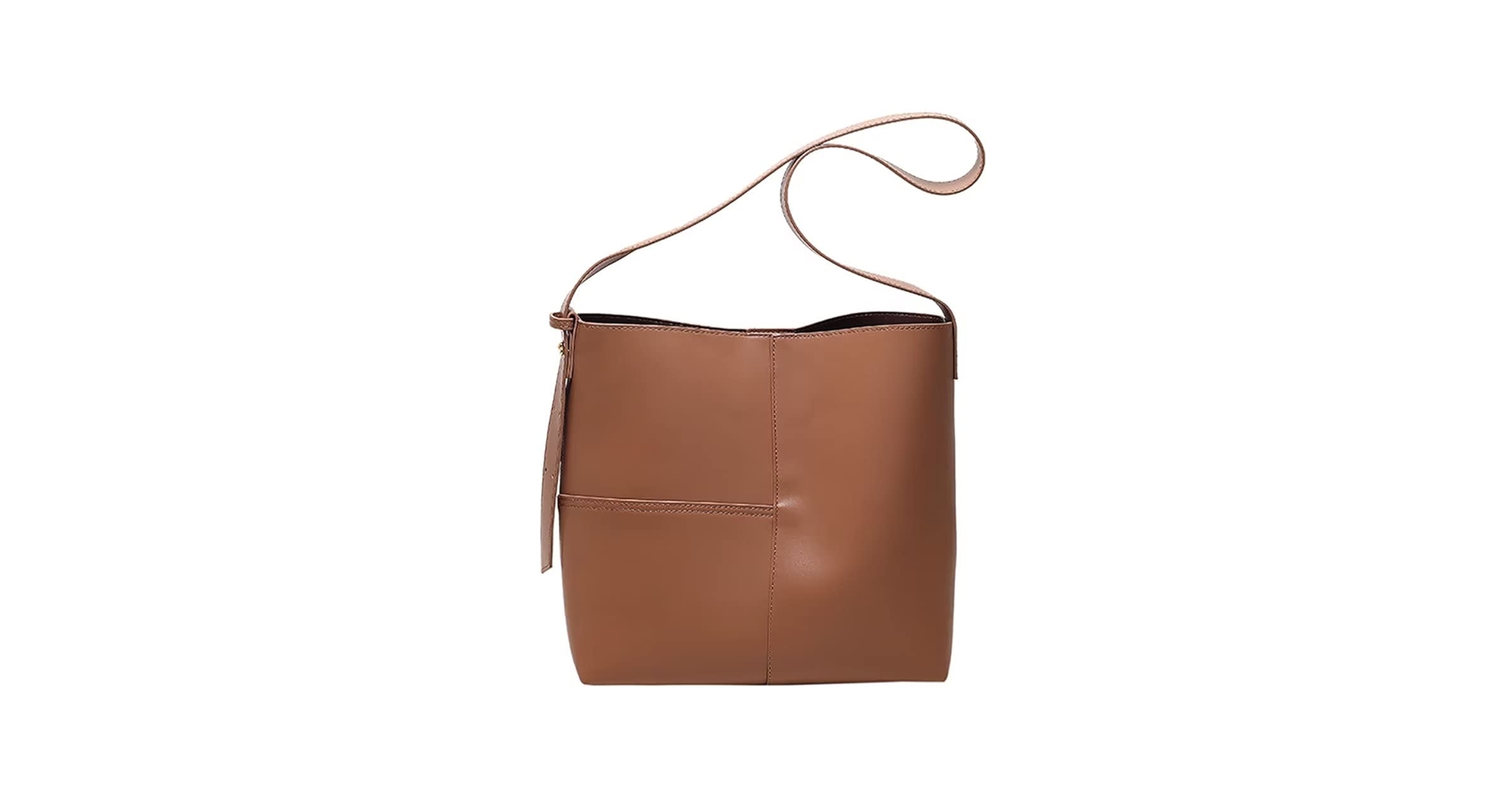 Amazon.com: Mudono Shoulder Bag for Women Minimalist Bucket