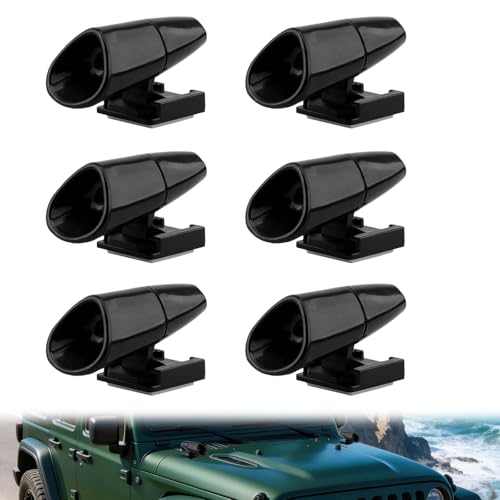 YIIWONI 6 pcs Sifflet Ultrason Anti Gibier,Sifflet Ultrason Chien,Sifflets de cerf Avertissement,Anti Martre Voiture,Dispositif de Protection et Avertissement de Animaux...