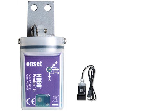 Onset HOBO UA-004-64 Pendant G Acceleration Data Logger w/Base-U-4 Optic Base Station