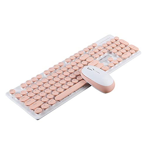 Faddare Wireless Keyboard and Mouse Combo USB Computer Keyboard Mouse Set Computer Accessories(Pink) Faddare Wireless Keyboard and Mouse Combo USB Computer Keyboard Mouse Set Computer Accessories(Pink)