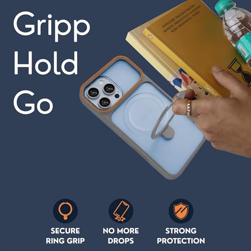 Image of AIBEX Back Cover Case for Apple iPhone 17 MagSafe Compatible | Slim Case with Wireless Charging Support |Anti-Scratch, Shockproof, Anti-Fingerprint & Lightweight Military-Grade Protective Cover - Blue