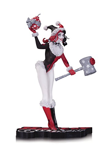 DC Collectibles Harley Quinn: Red, Black and White Holiday Statue - //coolthings.us