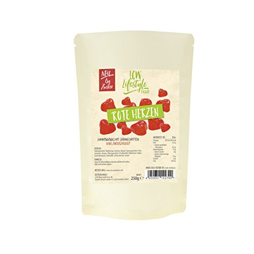 LCW Zuckerfreie Gummibärchen Rote Herzen 250g 3er Pack (3 x 250 gr) Cover
